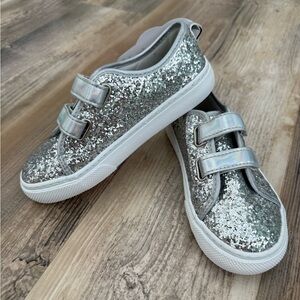 NWT Girls Wonder Nation Glitter Shoes, 12